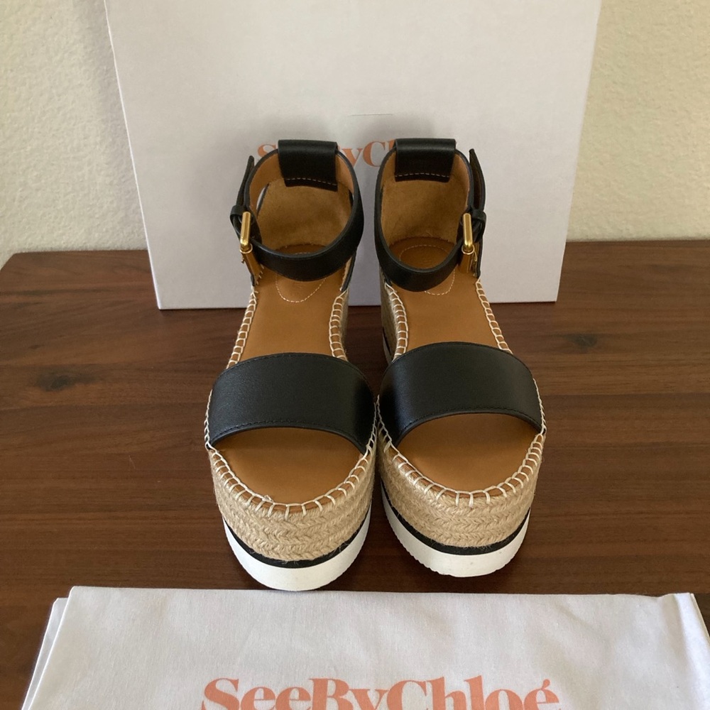 See By Chloe Women's Glyn Flatform Espadrilles